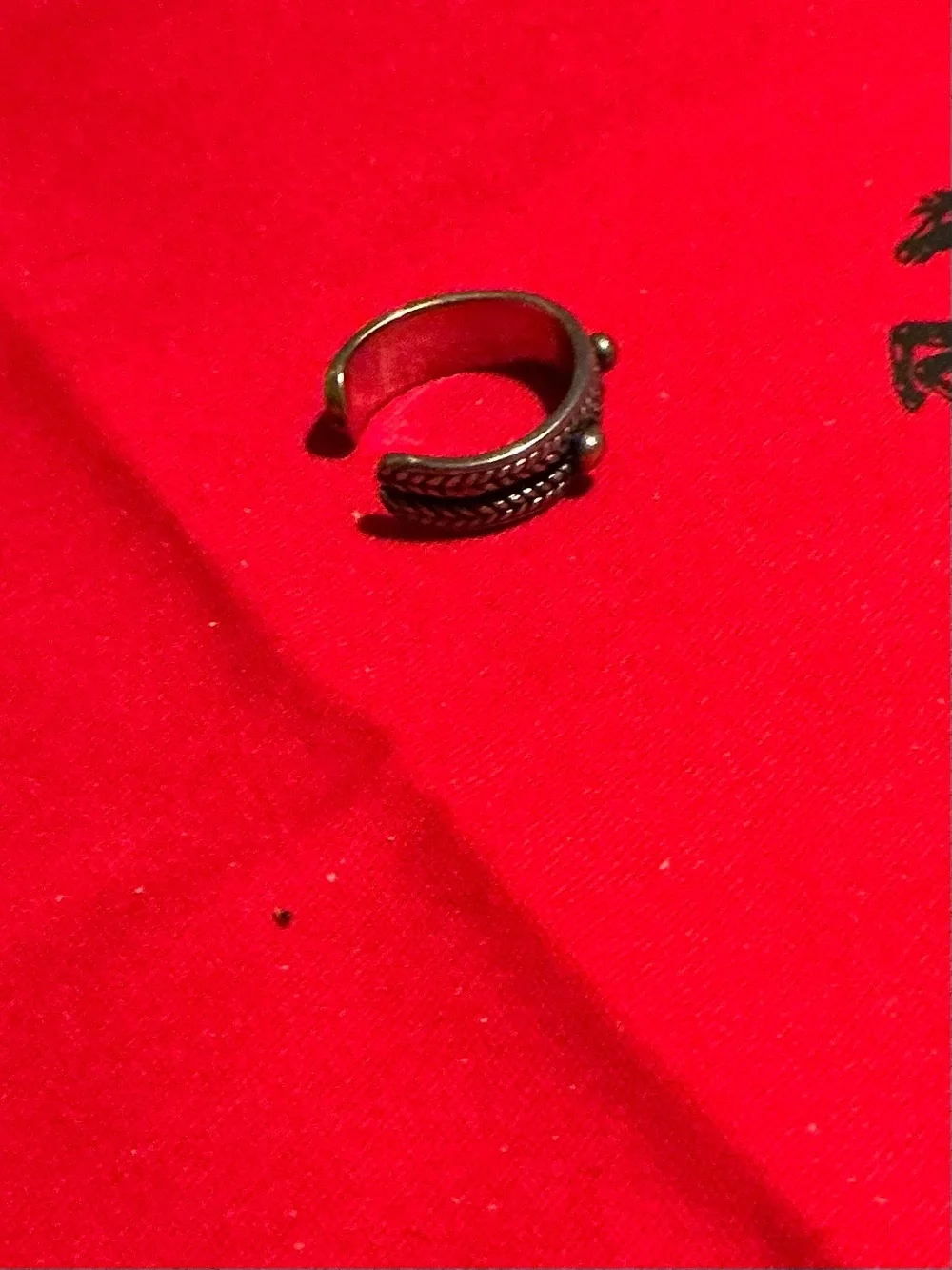 Adjustable Braided Unisex Ring in Sterling Silver